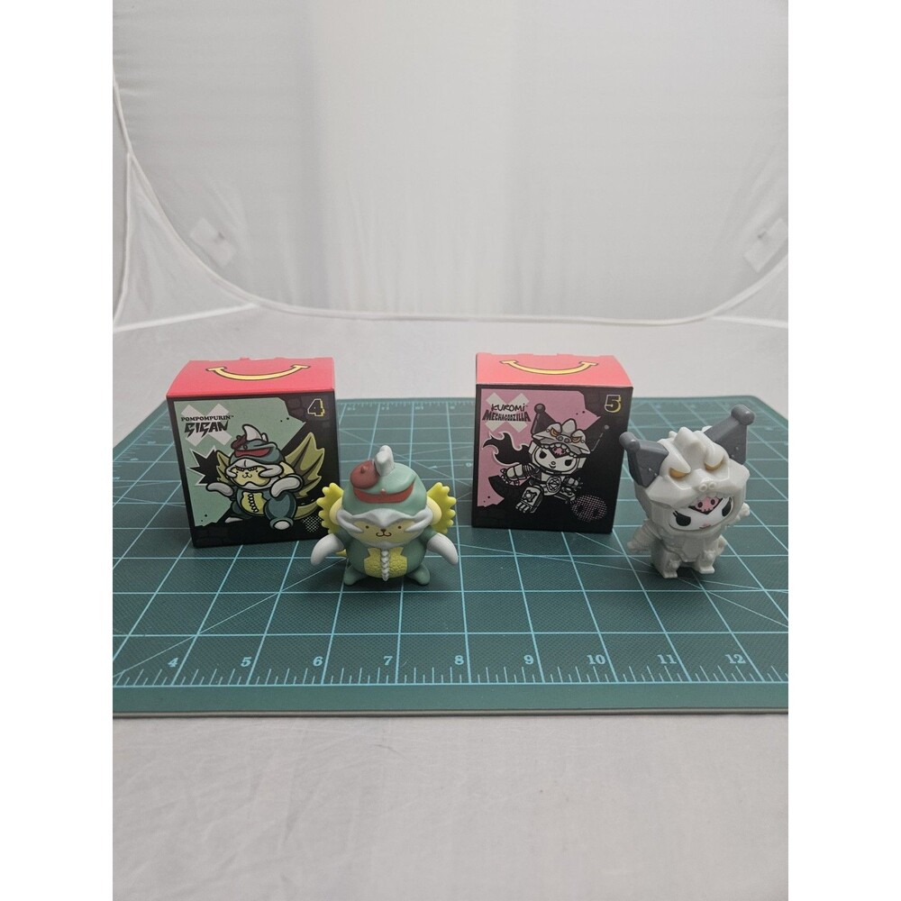 McDonald’s 2026 Happy Meal Toys Pompompurin Gigan #4 & Kuromi Mechagodzilla #5